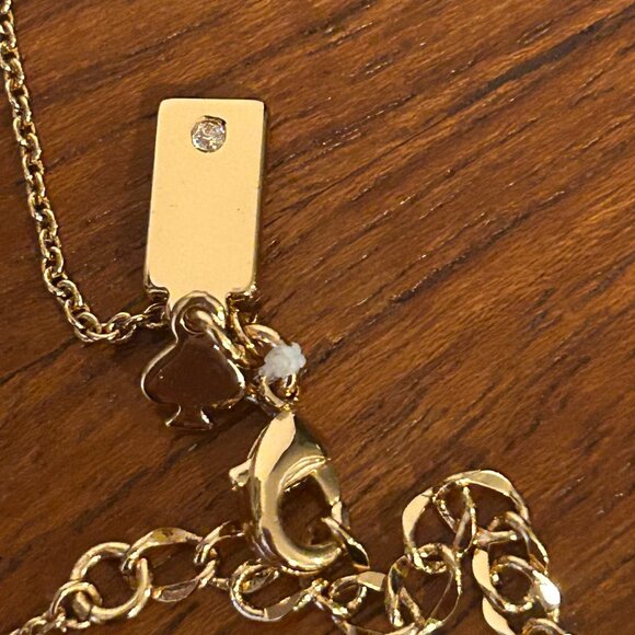 Gorgeous Kate Spade 2 Layer Necklace with Stones. - Picture 3 of 15